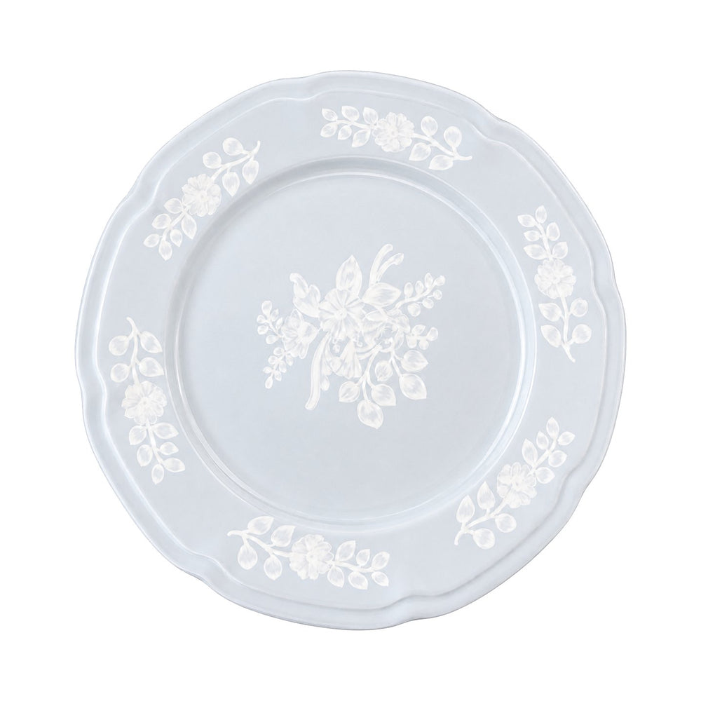 Vikko - Noble, Charger, Floral Blue, 12"