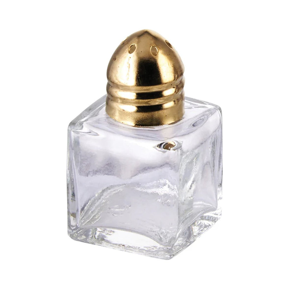 Vikko - Mini Cube Salt & Pepper Shaker, Gold