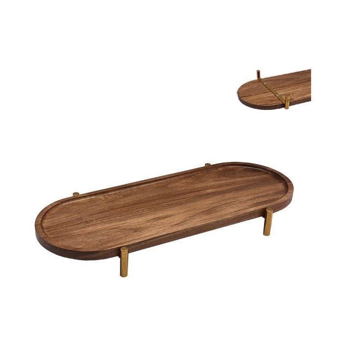 Vikko - Acacia, Wooden Plate, 19" x 8.5" x 2"