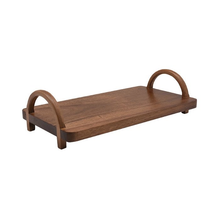 Vikko - Acacia, Wooden Tray, 12" x 6.5" x 3"