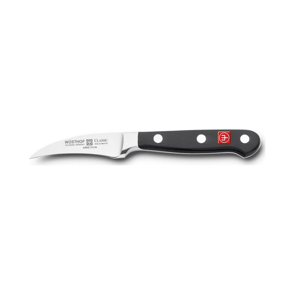 Wusthof - Classic, Peeling Knife, Straight Blade, Spear Tip, Black, 2.75"