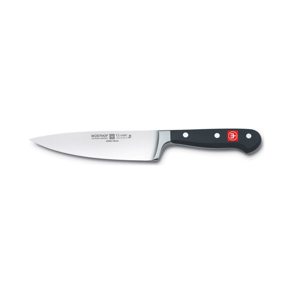 Wusthof - Classic, Chef Knife, Straight Blade, Spear Tip, Black, 8"