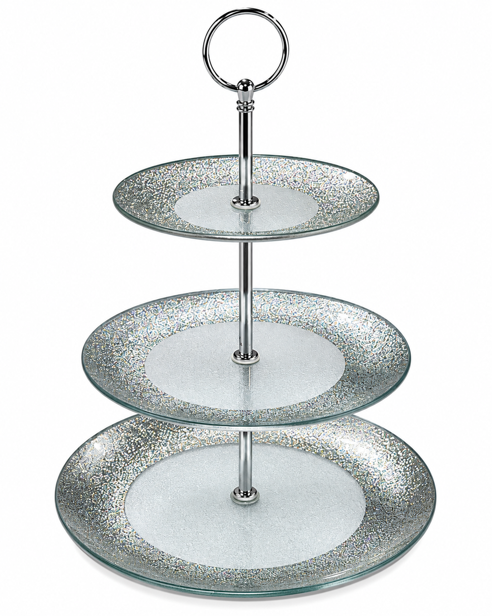 Prestige - Visions, Silver, 3 Tier Tray