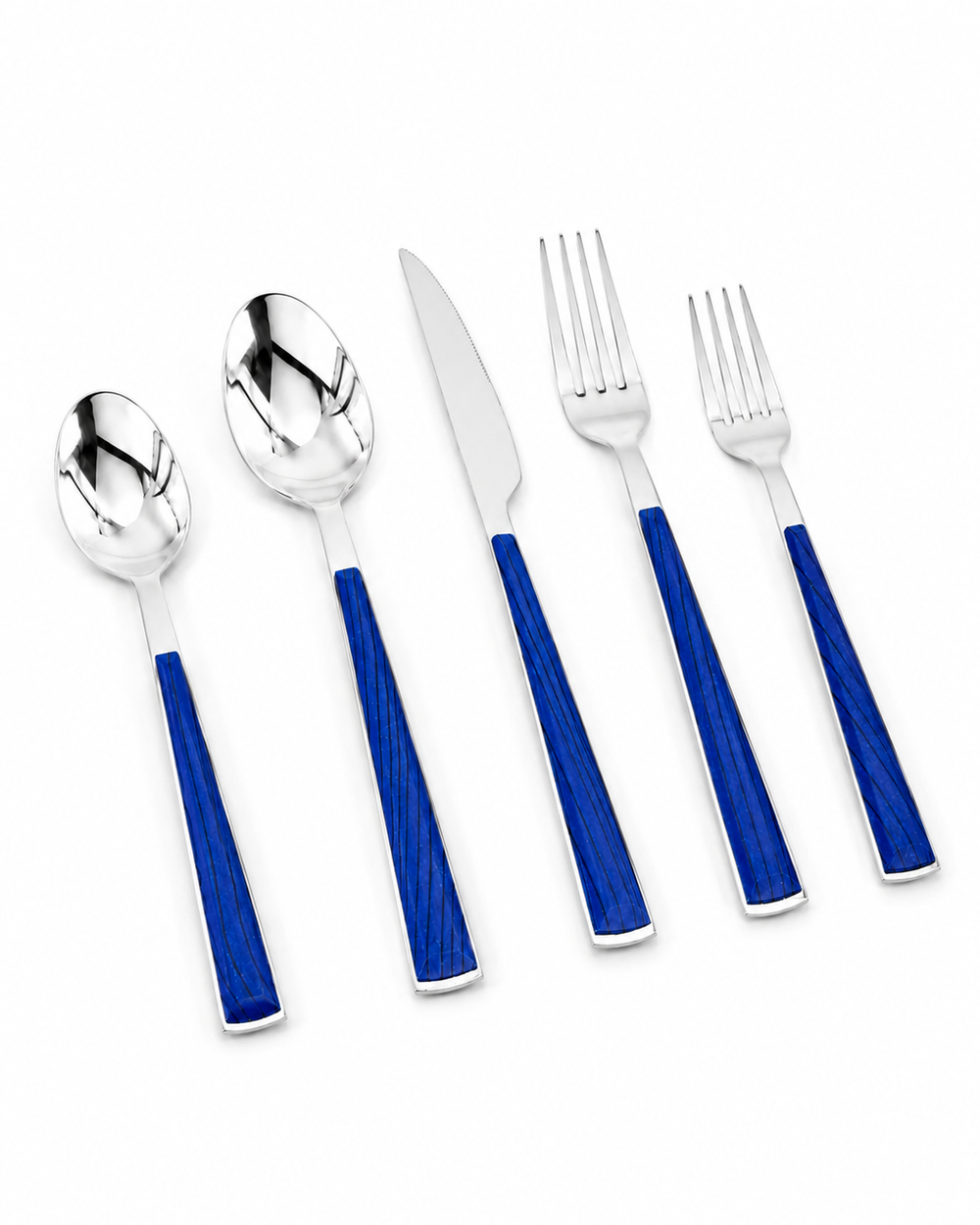 Prestige - Sequoia, Blue, SS, 20 Pc Flatware Set - Gift Box