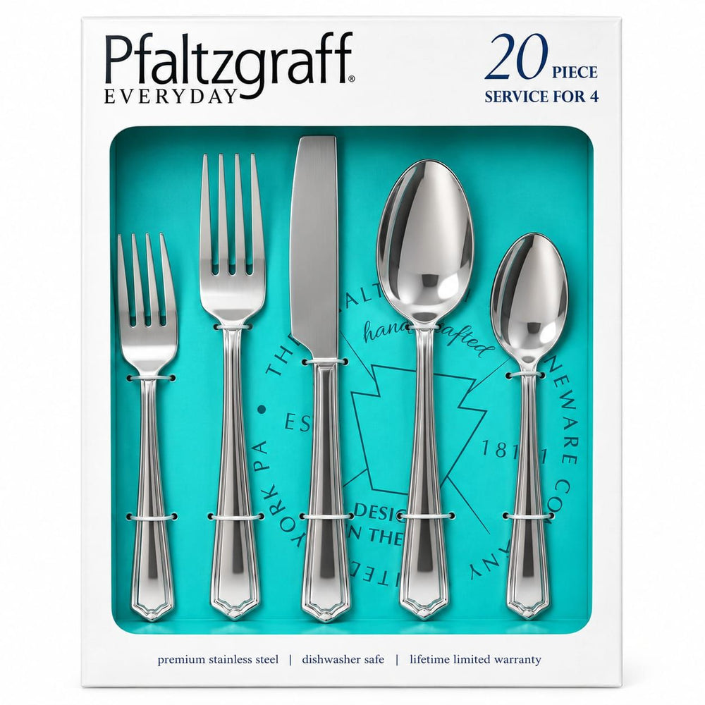 Prestige - Pfaltzgraff, Hayes, SS, 20 Pc Flatware Set