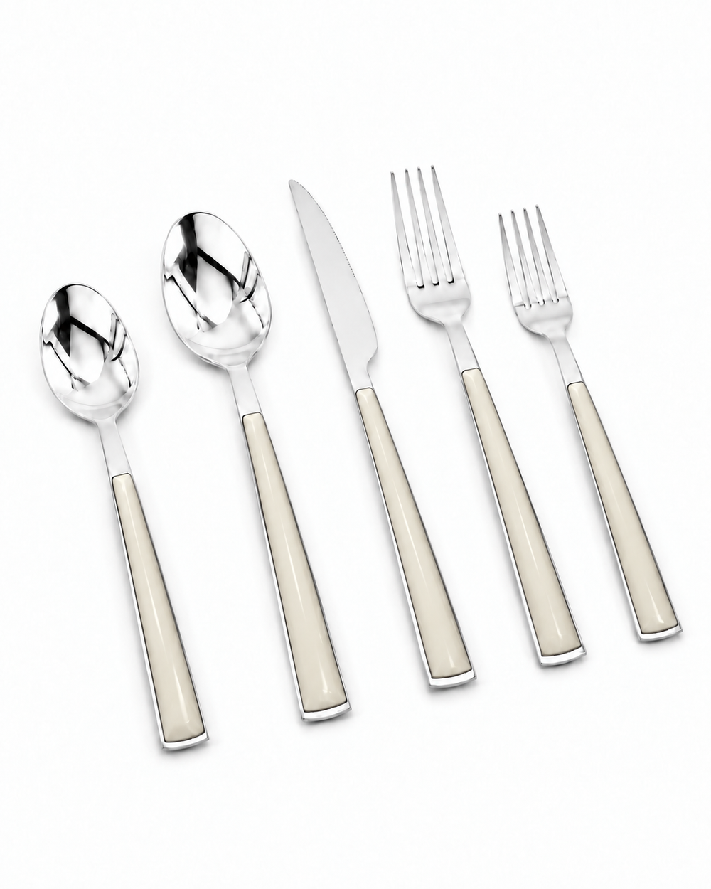 Prestige - Sequoia, White, SS, 20 Pc Flatware Set - Gift Box