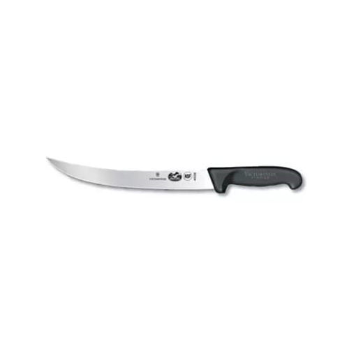 Victorinox - Fibrox, Breaking Knife, Straight, Curved Narrow Blade, Black, 10"