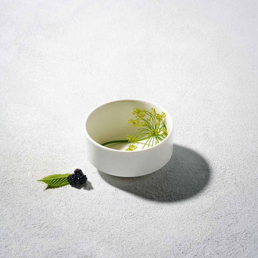 Vikko - Lightning, Round Bowl, White, 7 oz