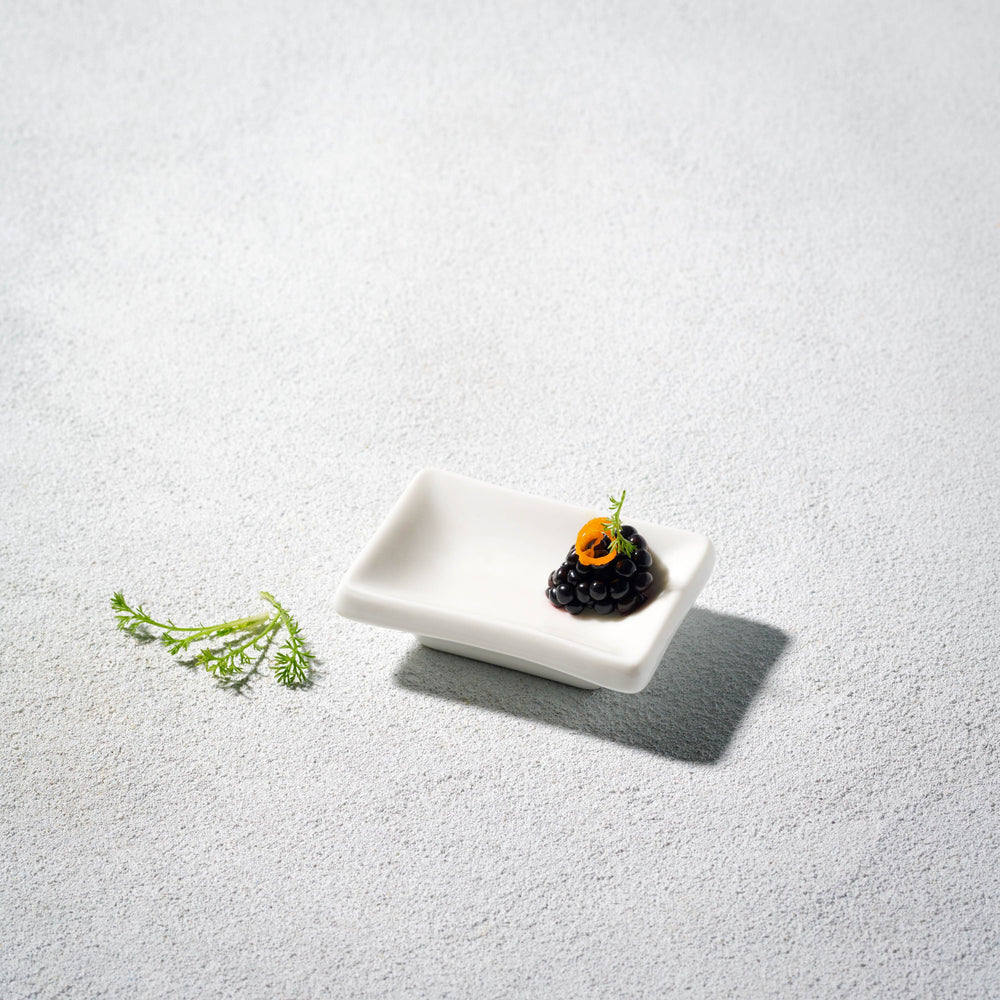 Vikko - Lightning, Small Mustard Dish, White, 3"