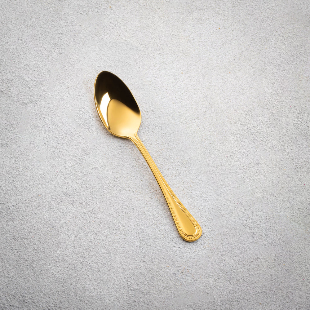 Vikko - Gems, Shiny Gold, 18/10 SS, Teaspoon