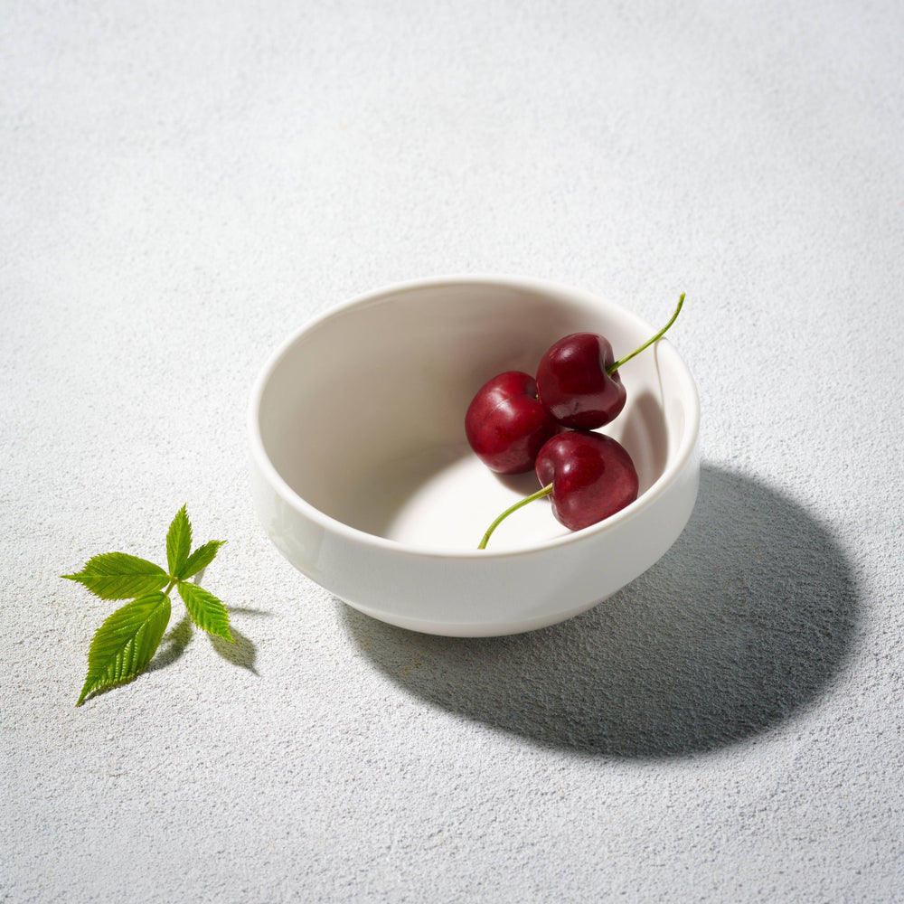 Vikko - Lightning, Round Bowl, White, 7 oz