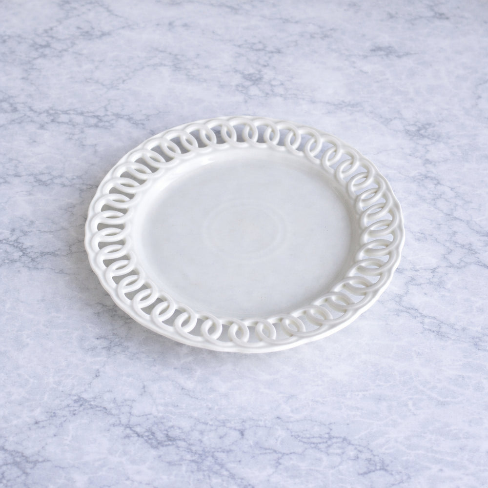 Vikko - Lace, Salad Plate, White, 8"