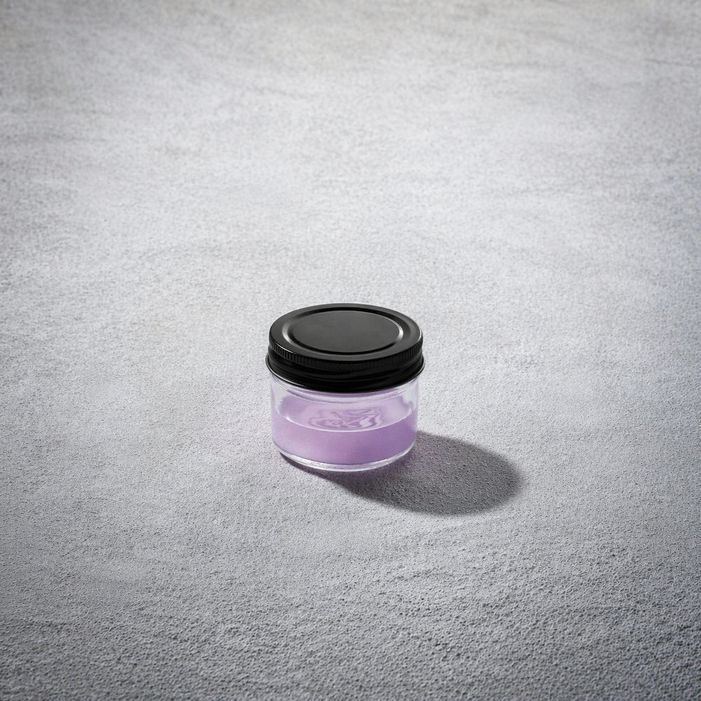 Vikko - Mason, Round Glass Jar with Black Lid, 4 oz