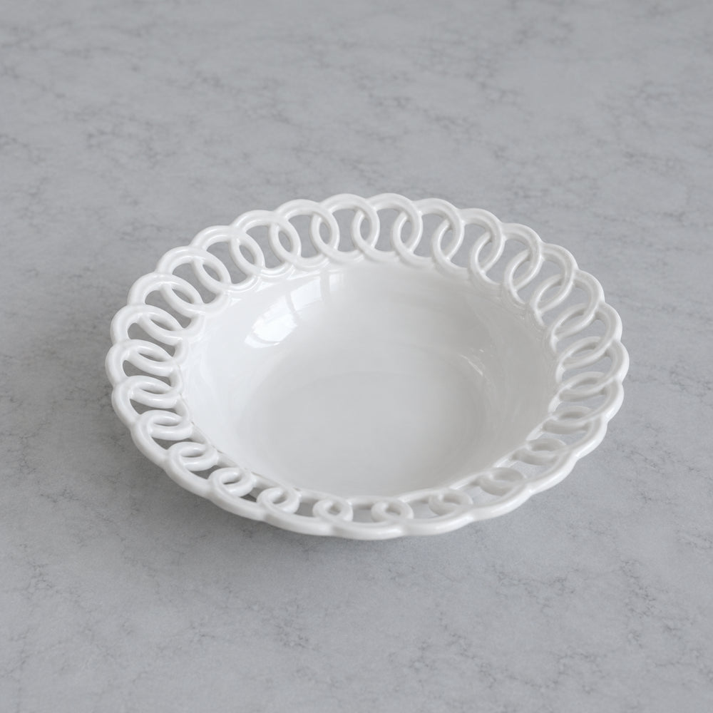 Vikko - Lace, Bowl, White, 13 oz