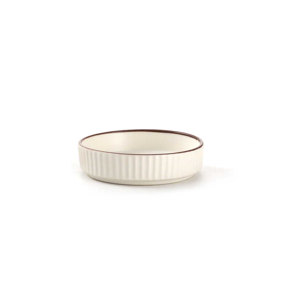 Vikko - Reed, Dip Bowl, White, 4" x 1"