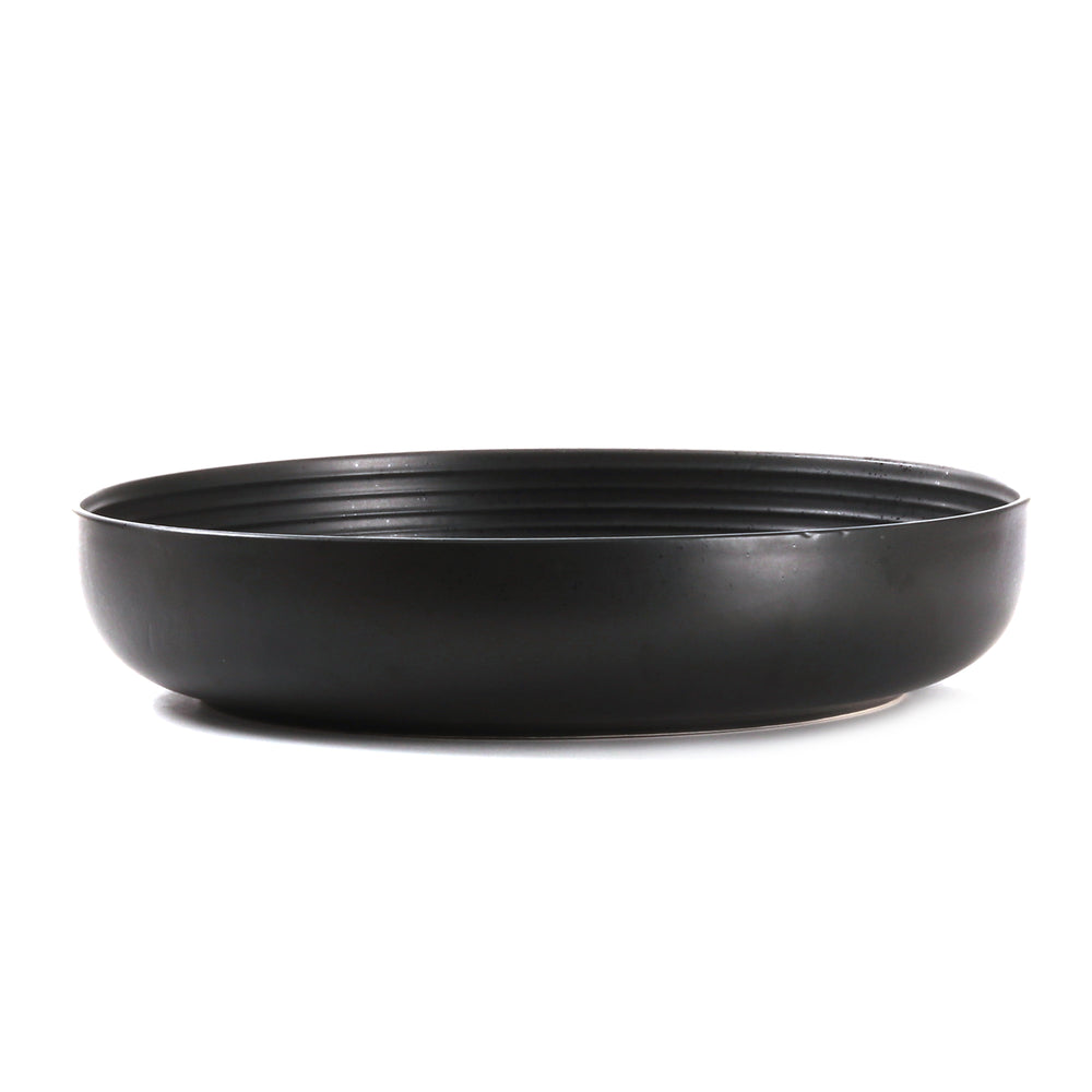 Vikko - Haze, Serving Bowl, Black, 12" x 2.5"
