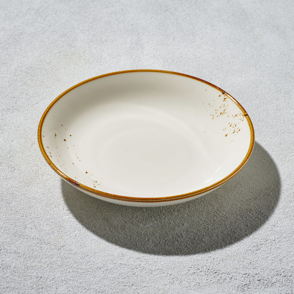 Vikko - Rustic, Coupe Bowl, Cream, 8.5", 24 oz