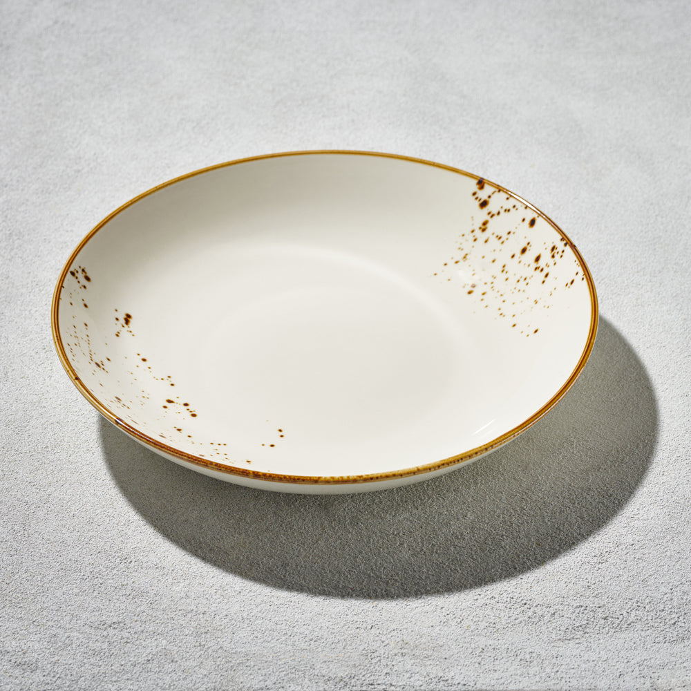 Vikko - Rustic, Salad Bowl, Cream, 11.5", 58 oz