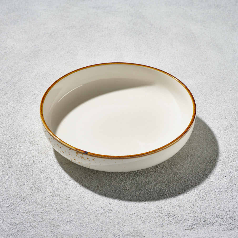 Vikko - Rustic, Salad Bowl, Cream, 8.5", 42 oz