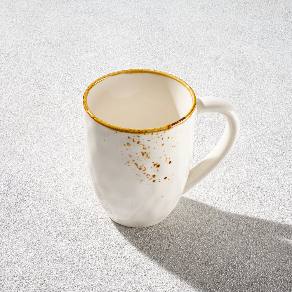 Vikko - Rustic, Coffee Mug, Cream, 12 oz