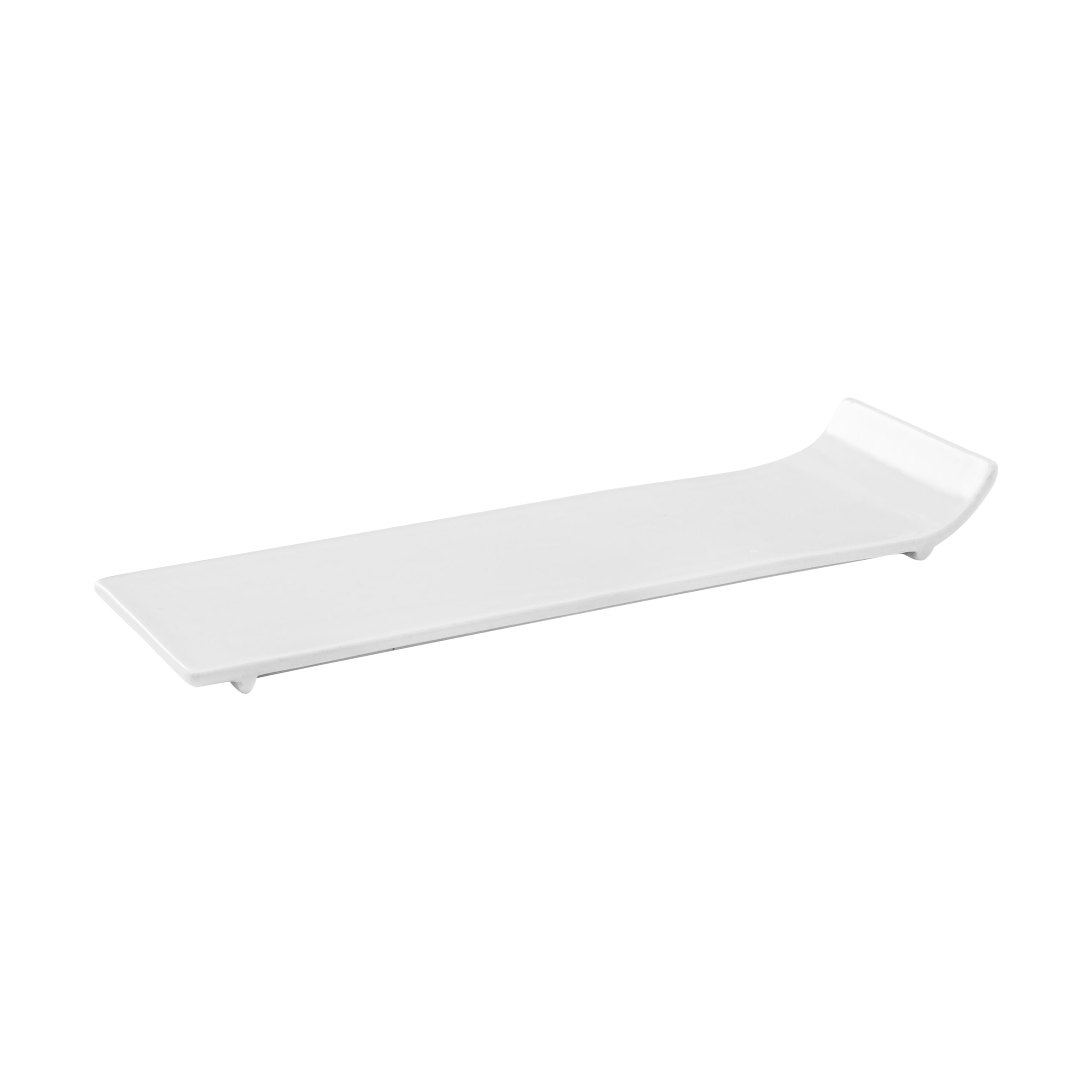 Vikko Lightning – White Rectangular Plate with Lifted Edge, 10″ – Kadra ...