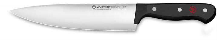 Wusthof – Gourmet, Chef Knife, Straight Blade, Spear Tip, Black, 8″ | Rental