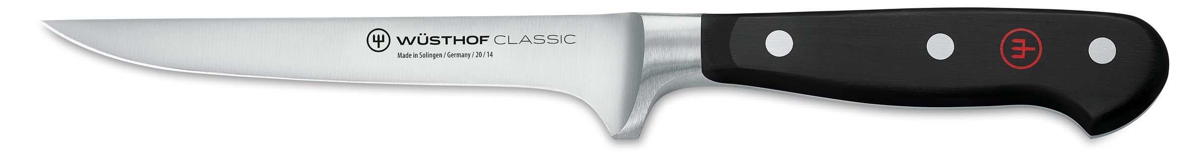 Wusthof – Classic, Boning Knife, Flexible Blade, Black, 5″ | Rental