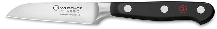Wusthof – Classic, Paring Knife, Straight Blade, Slanted Tip, Black, 3.25″ | Rental