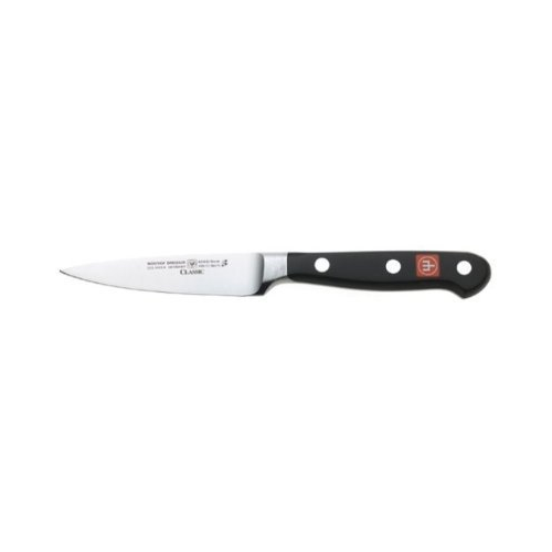 Wusthof – Classic, Paring Knife, Straight Blade, Spear Tip, Black, 3.5″ | Rental