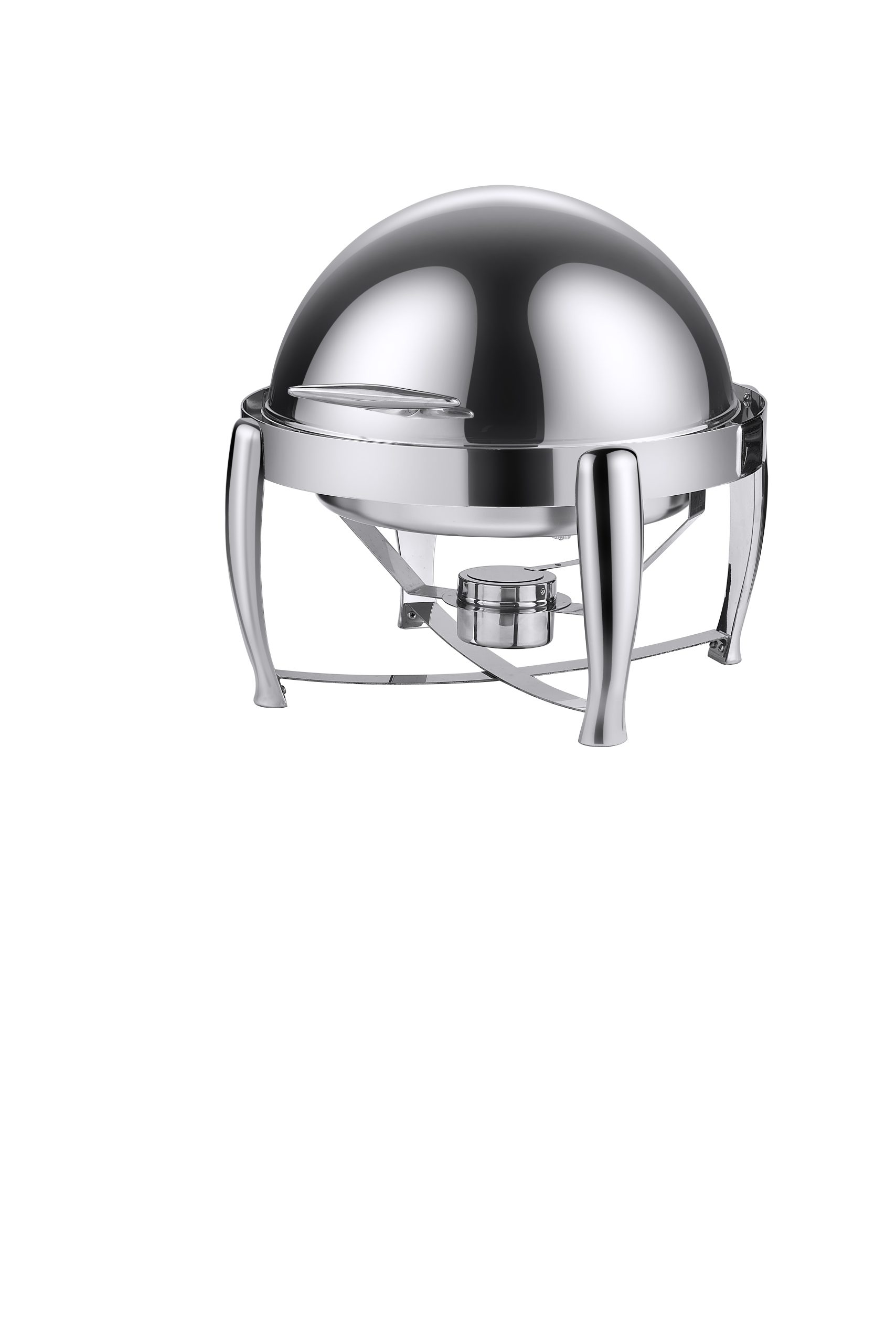 Castro – Broadway, Round Roll Top Chafing Dish, SS, 6 qt | Rental
