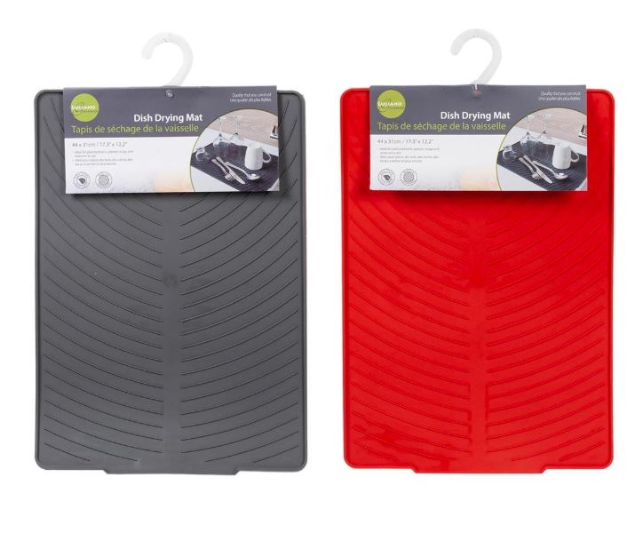 Luciano – Gourmet, Dish Drying Mat, Gray or Red | Rental