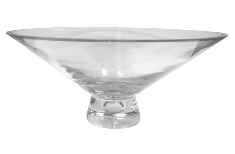 Pedestal Bowl, 5″ x 10″, Black