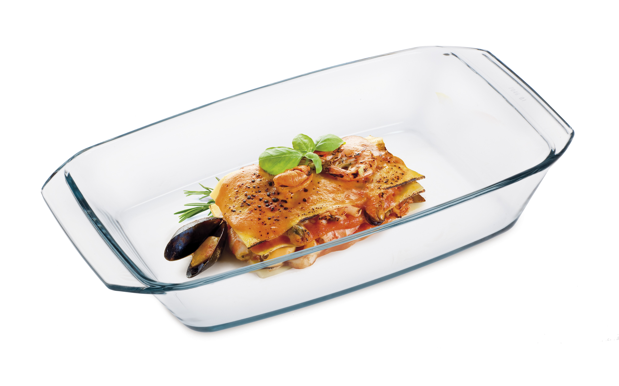 Simax – Rectangular Glass, Roaster, 1.6 qt