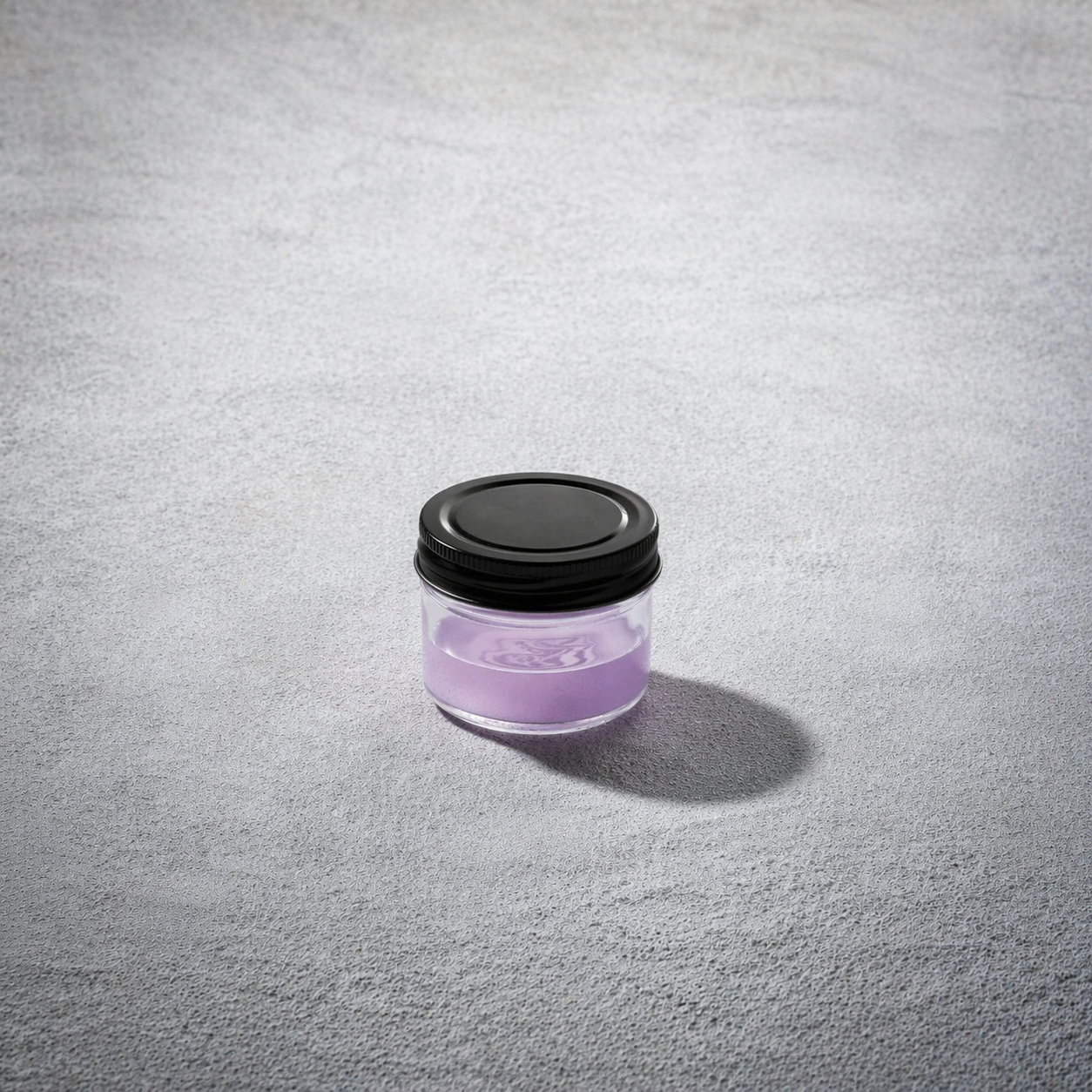 Vikko – Mason, Round Glass Jar with Black Lid, 4 oz