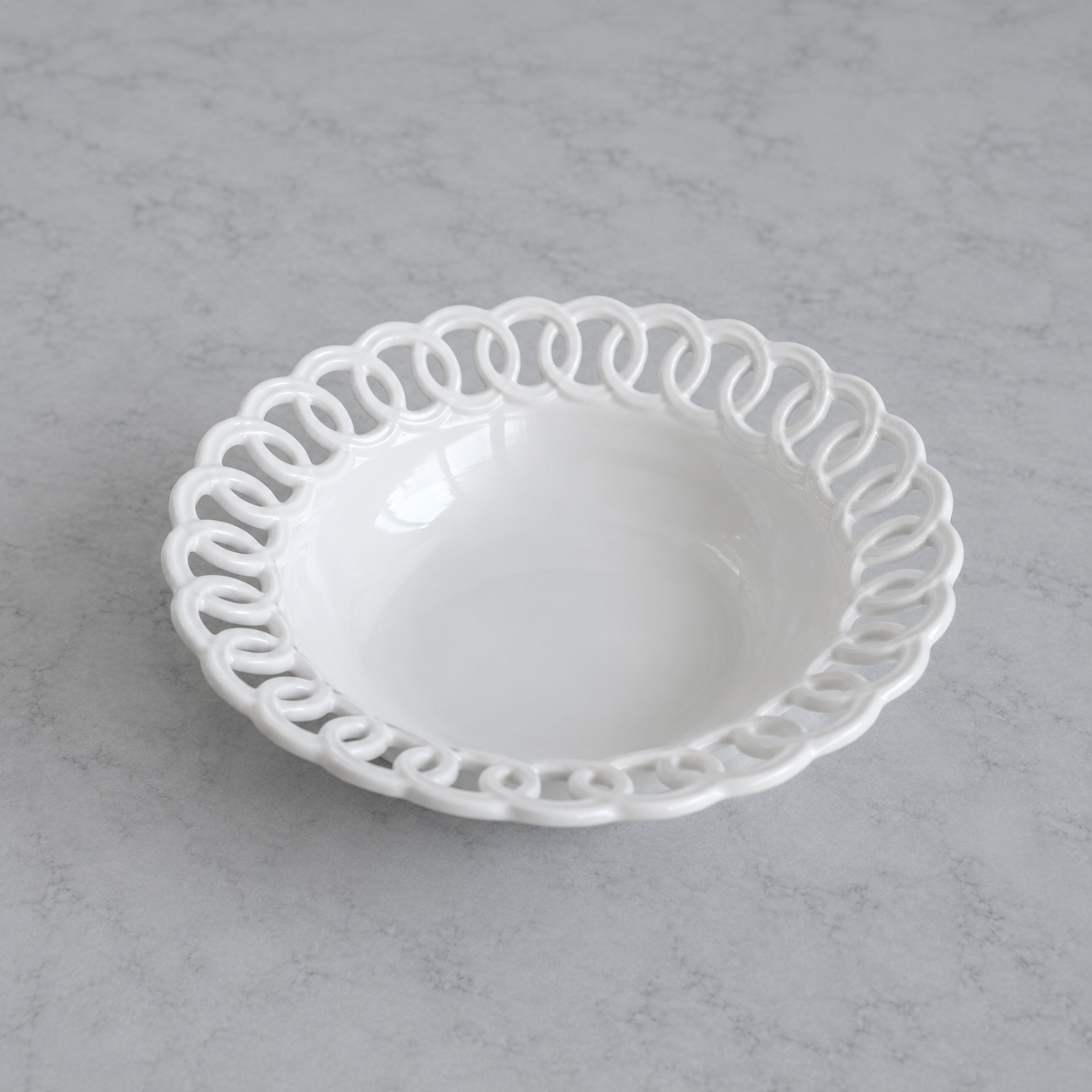 Vikko – Lace, Bowl, White, 13 oz