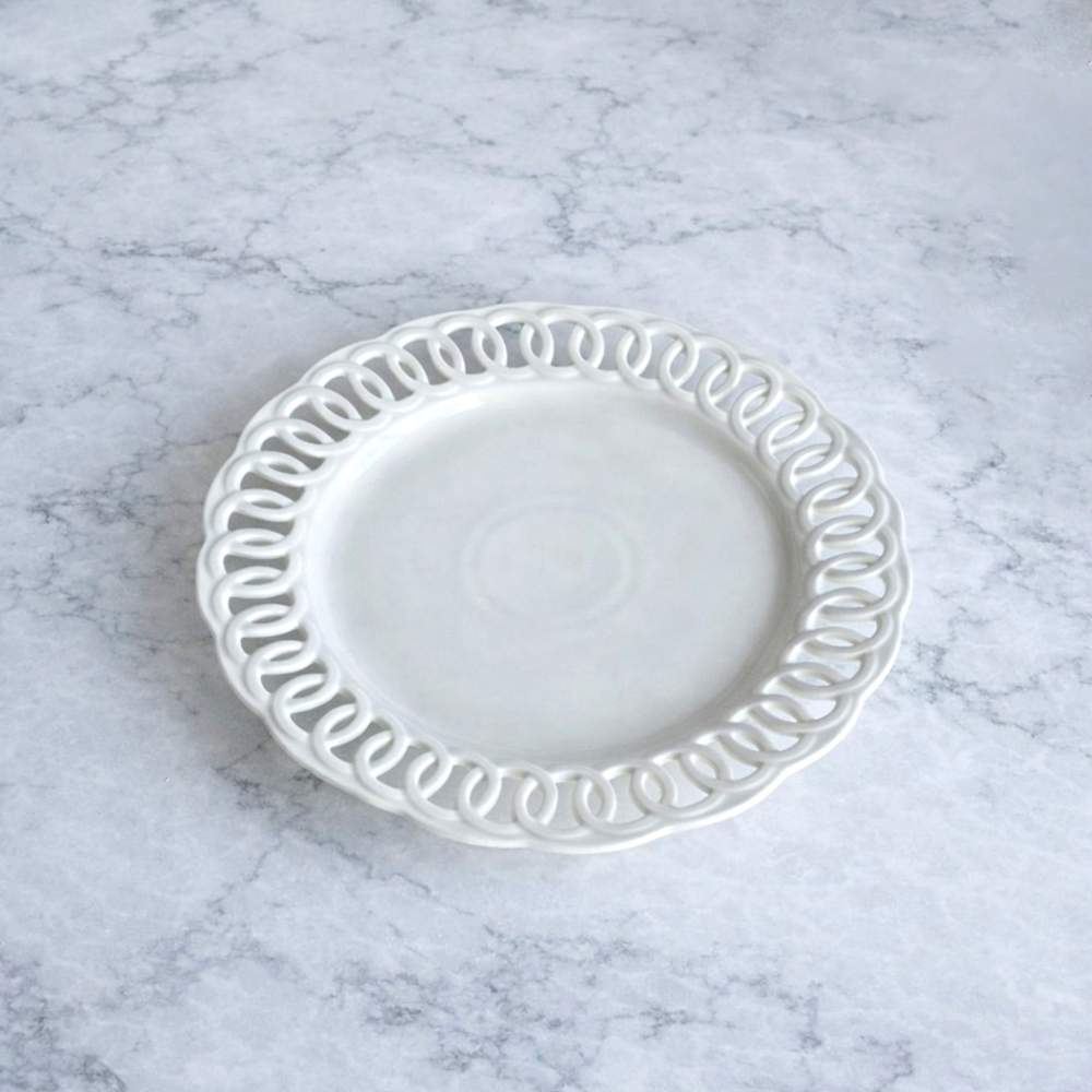 Vikko – Lace, Dinner Plate, White, 10.5″